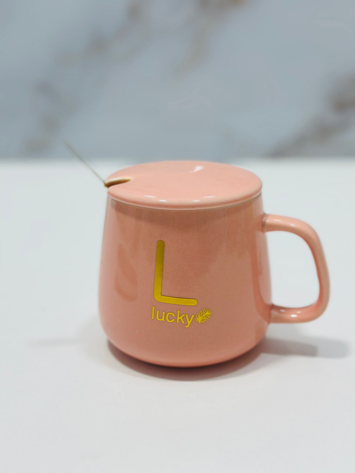 Lucky Smart Chauffe-tasse à café avec tasse - rose
