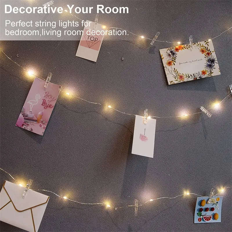 Guirlande lumineuse a LED pour photos