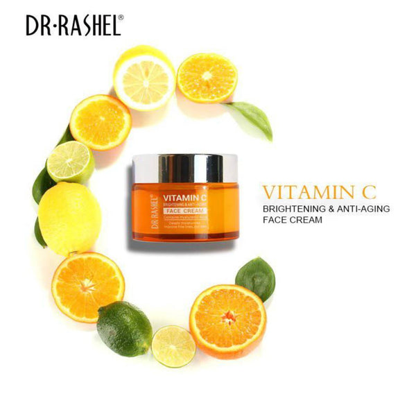 Crème Vitamin C éclaircissante anti-âge pour le visage