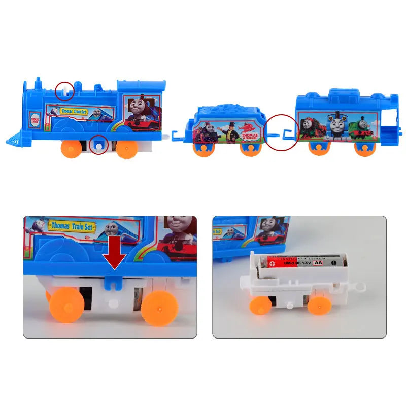 Thomas and friends electric plastic train Head children's toys