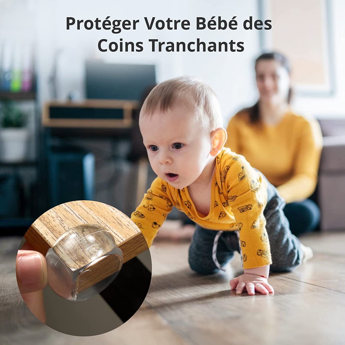 Lot de 4 Protections d'angle de table - Sécurité bebe