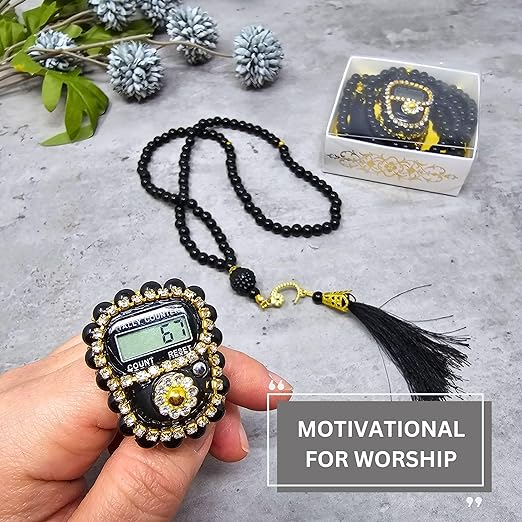 Coffret cadeau avec compteur de doigts islamique