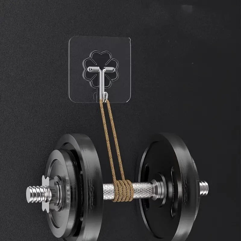 10 Crochets Adhésifs Forte Montage Mural Sans Perçage