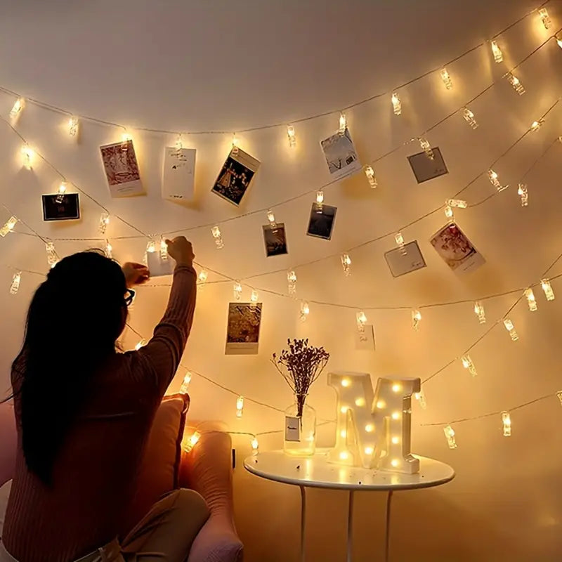 Guirlande lumineuse a LED pour photos