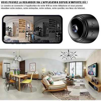 Mini Caméra de Surveillance HD sans Fil Wifi iP HD 1080P