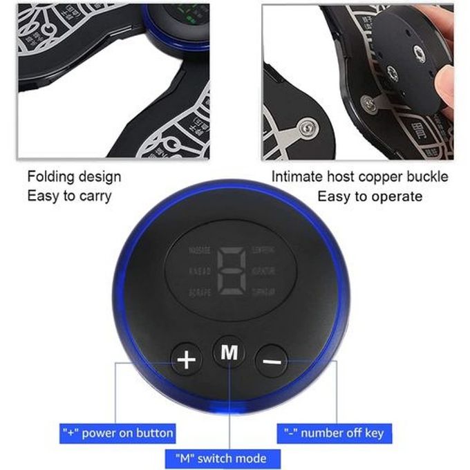 Tapis de massage des pieds Stimulateur Musculaire Portable - Pliable