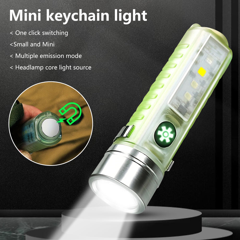 Lampe de poche LED aimants - torche de camping