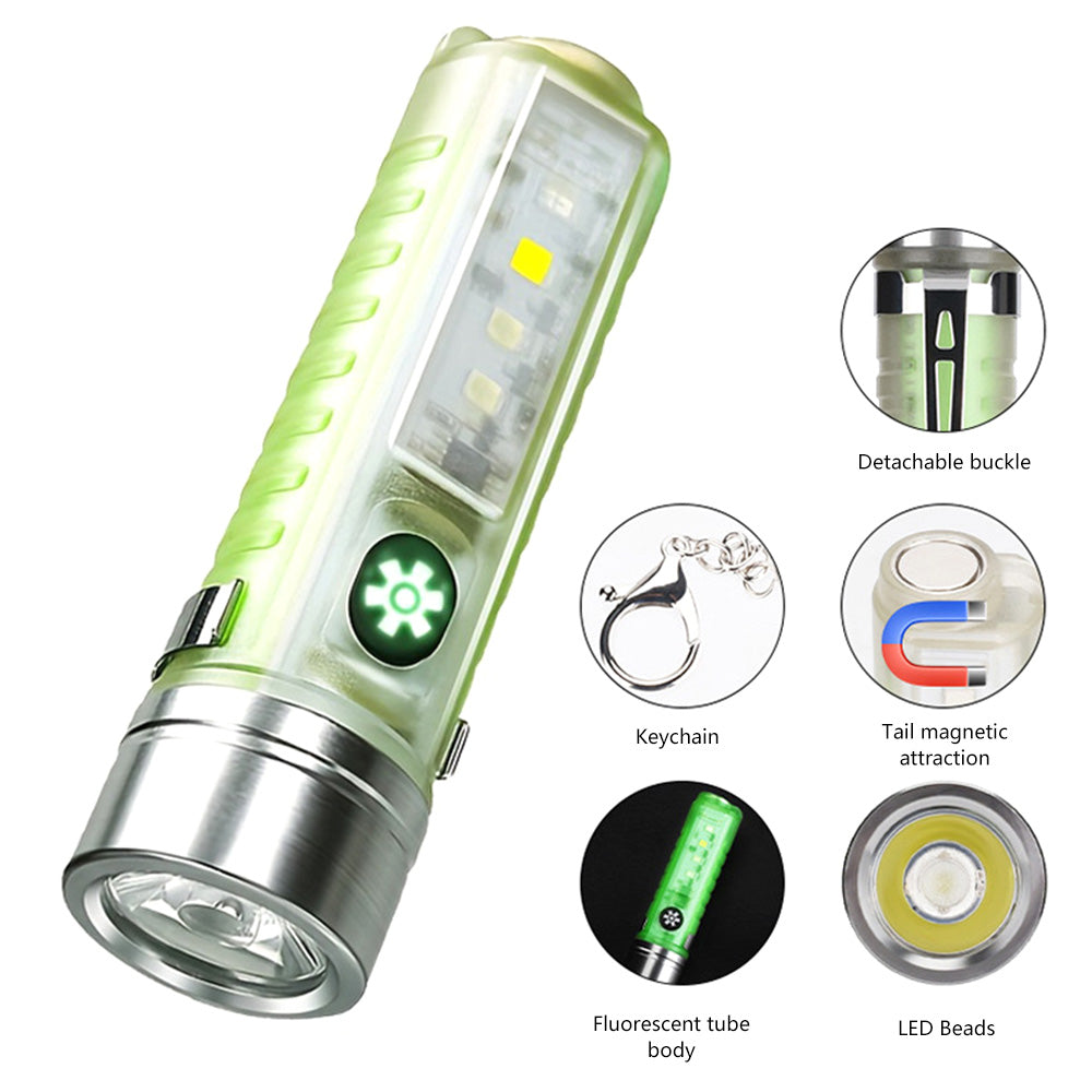 Lampe de poche LED aimants - torche de camping