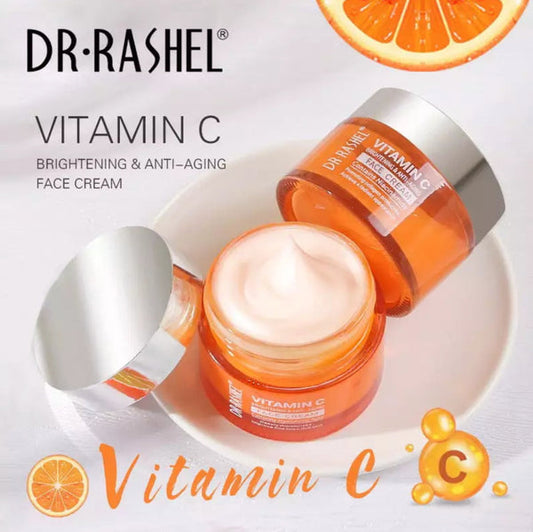 Crème Vitamin C éclaircissante anti-âge pour le visage