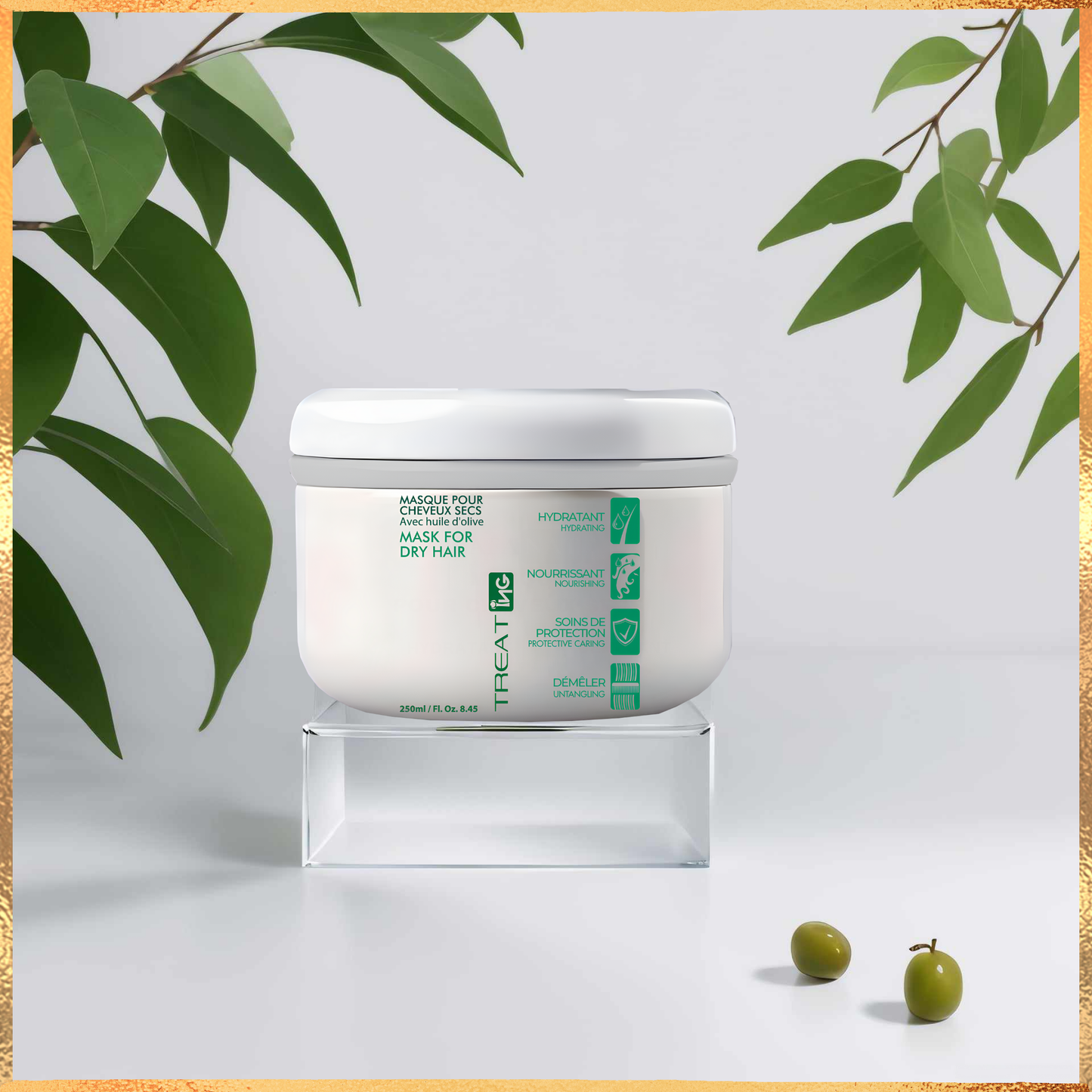 Masque pour Cheveux Secs - ING - 250 g