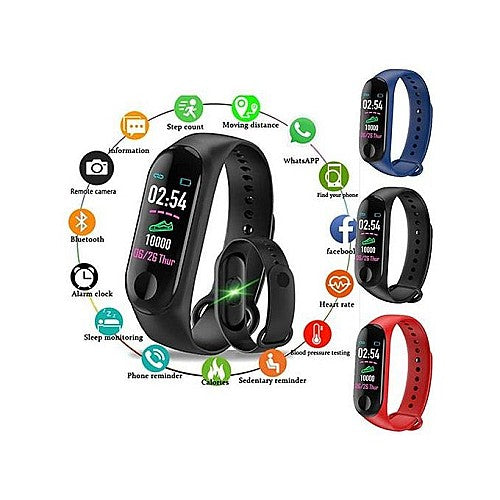 Smart Watch - Montre connectée Sport Health Bracelet - Noir