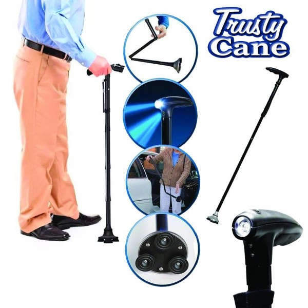 trusty cane   with led